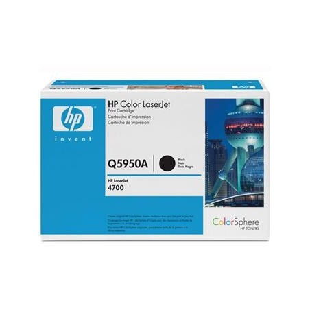  Toner Noir HP Color LaserJet (Réf : Q5950A) 