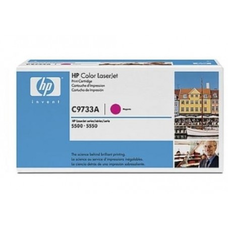 Toner Magenta pour HP Color LaserJet (Réf : C9733A) 