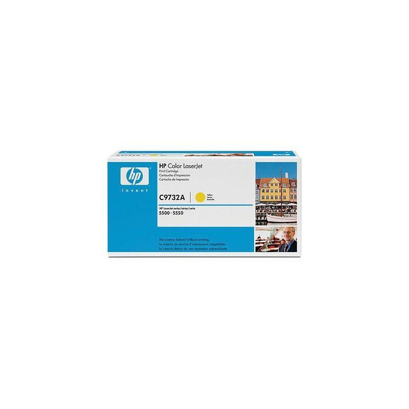  Toner Jaune HP Color LaserJet (Réf : C9732A ) 