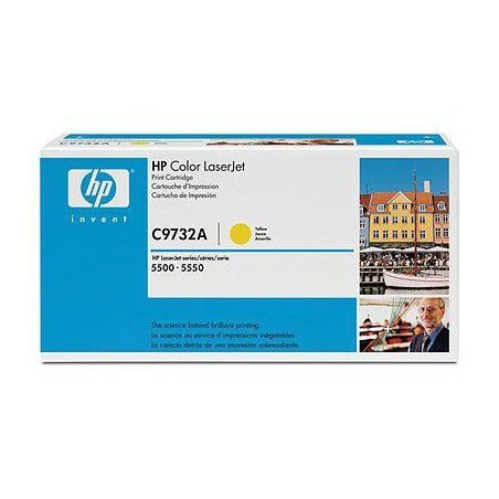  Toner Jaune HP Color LaserJet (Réf : C9732A ) 