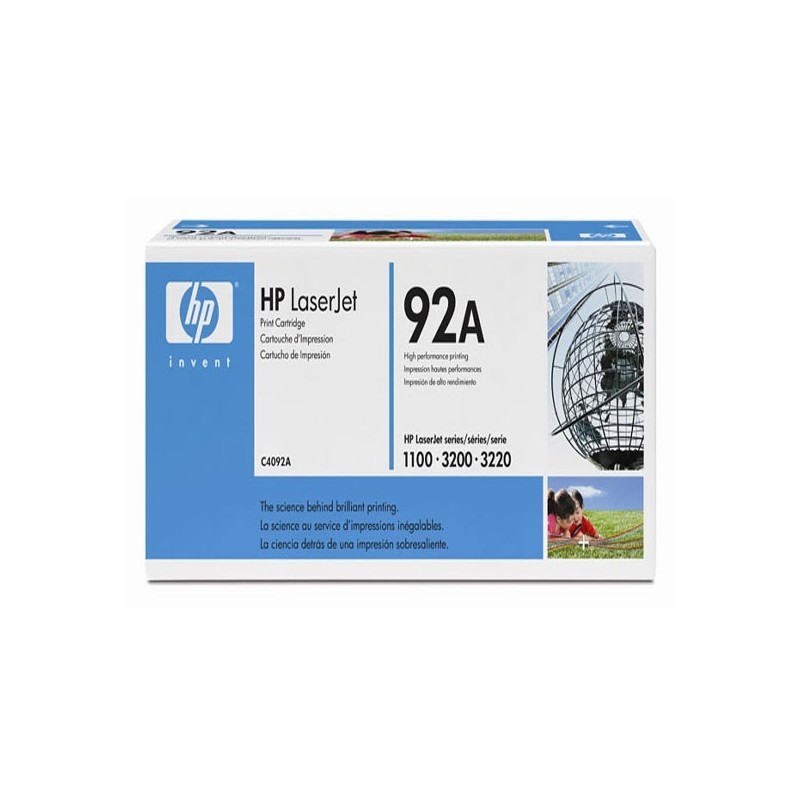  Toner HP Noir LaserJet Ultraprecise 92A (Réf : C4092A) 