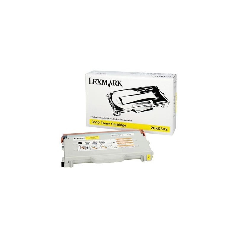  Toner LEXMARK Laserjet Jaune (Réf : 20K0502) 