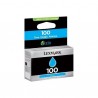  Cartouche d'encre Lexmark Cyan 100 