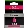  Cartouche d'encre Lexmark Magenta 100 