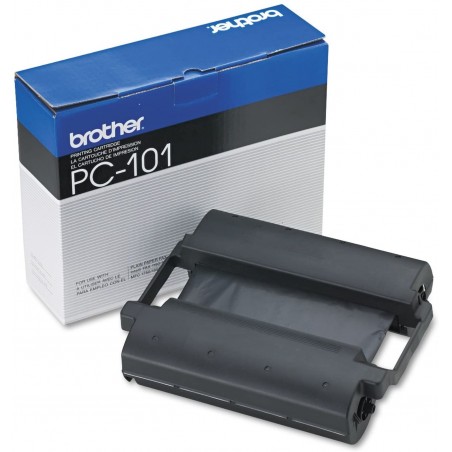  Kit Cartouche pour fax BROTHER Noir PC101 