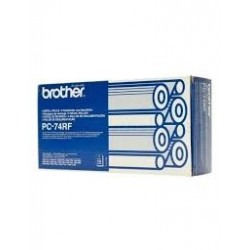  Pack de 4 recharges film pour Fax Brother PC74 