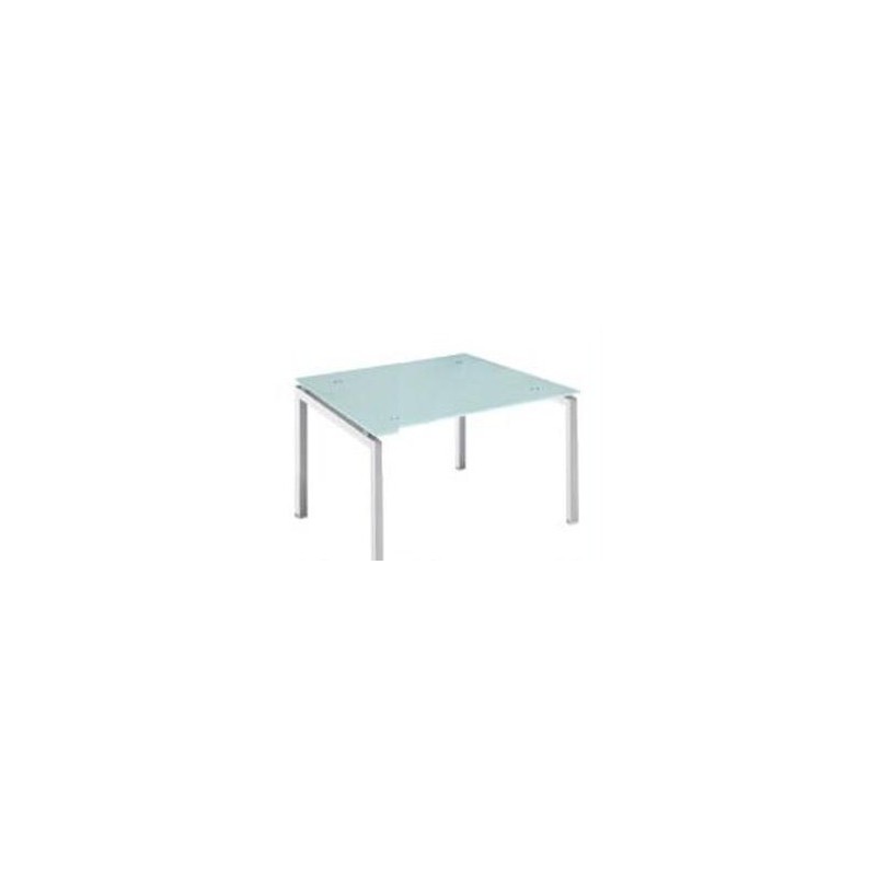 Table basse ICE en verre transparent 60 x 60 cm