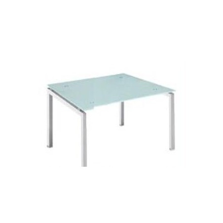 Table basse ICE en verre transparent 60 x 60 cm