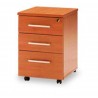 Pack Bureau Manager en bois avec caisson et Fauteuil président