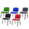 Chaise Visiteur ISO Simili cuir Couleur Noir