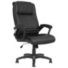 Fauteuil Président NILS en simili Cuir Noir