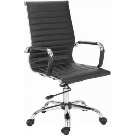 Fauteuil Manager SLIM en Cuir synthétique Coloris au choix