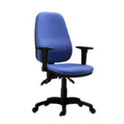 Fauteuil Opérateur TEXAS en tissu noir