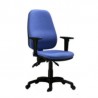 Fauteuil Opérateur TEXAS en tissu noir