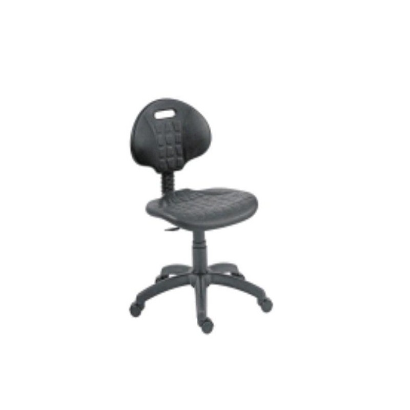 Fauteuil opérateur ISY en PU noir anti-crevaison
