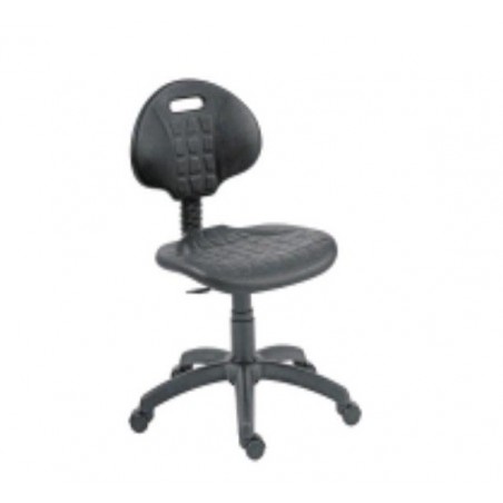 Fauteuil opérateur ISY en PU noir anti-crevaison