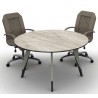 Table de reunion ronde TREND en bois