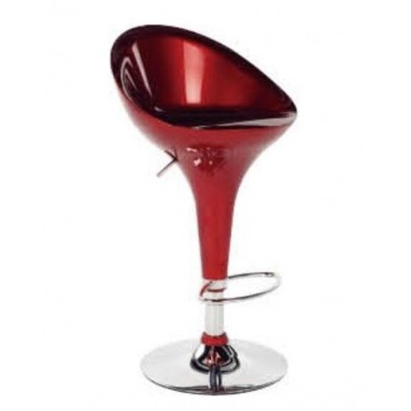 Tabouret CHEERS en ABS et Chrome coloris au choix