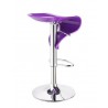 Tabouret DESIGN en acrylique & chrome coloris au choix