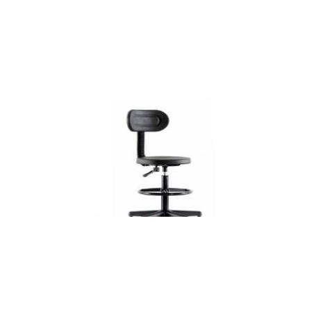 Tabouret de travail en POLYPROPYLÈNE pivotant à roulettes / hauteur réglable