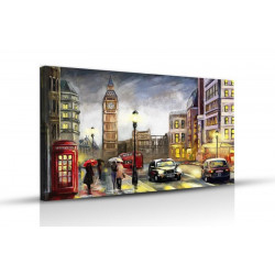  Tableau décoratif London city imprimé en HD 100x60 cm 