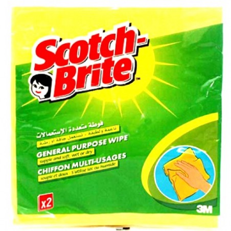  Carré chiffon plus extra absorbant SCOTCH BRIT 3 unités 