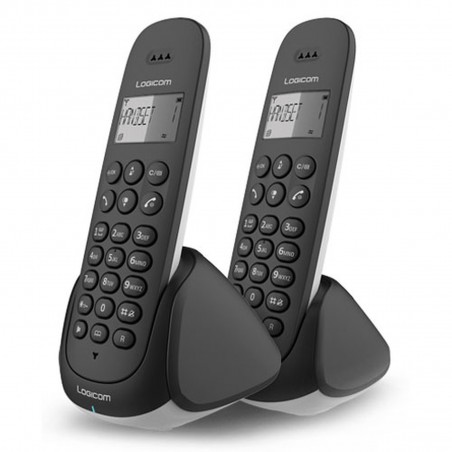  Téléphone fixe Duo sans fil avec haut parleur LOGICOM AURA 250 