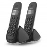  Téléphone fixe Duo sans fil avec haut parleur LOGICOM AURA 250 