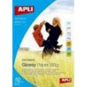Papier photo Super brillant APLI Jet d'encre A4 180g/m² pochette de 10 feuilles 