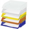  Lot de 6 Corbeilles à courrier transparentes Confort FAIBO Coloris au choix 