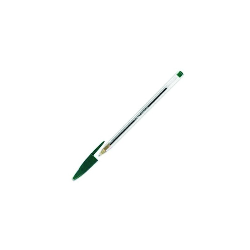 Boîte de 10 Stylos BIC Vert - Stylo Bille Écriture Fluide et Durable | Maroc