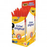BOITE DE 50 STYLOS BILLE BIC CRISTAL ROUGE