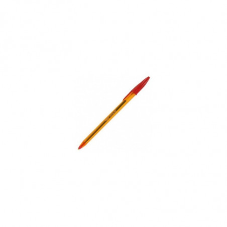 STYLO BILLE BIC ORANGE POINTE FINE ROUGE