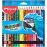 24 Crayons de Couleur Color Peps Maped