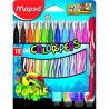 12 Feutres de coloriage Maped Jungle