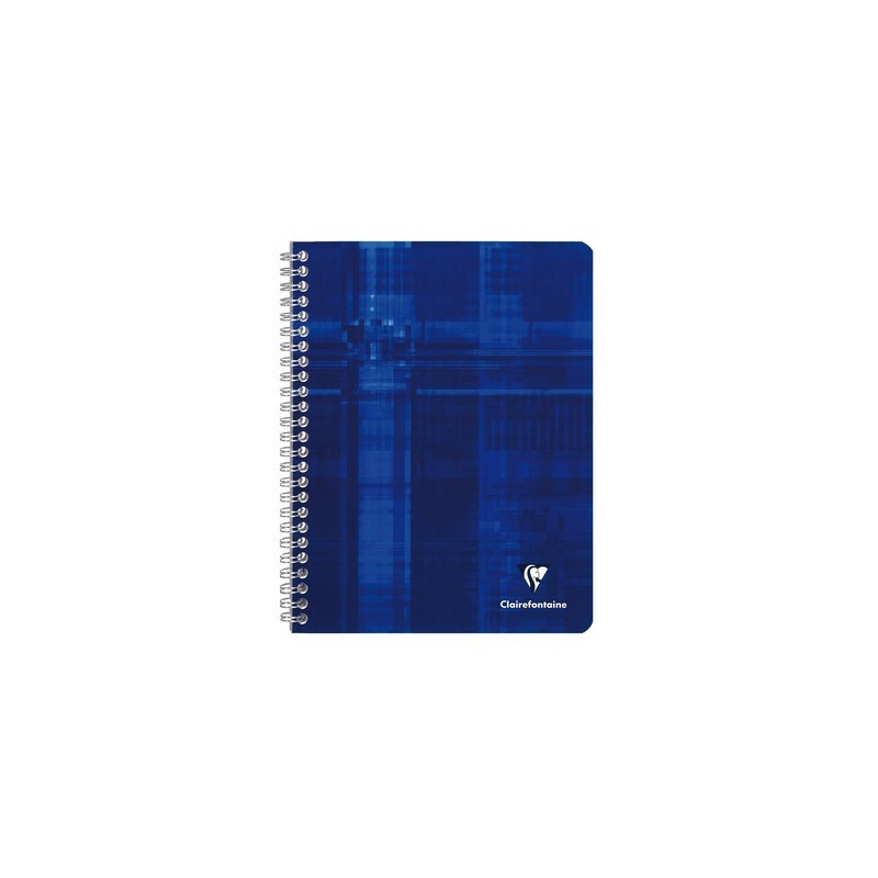 Cahier Spirales Clairefontaine 100 pages - 17x22 - 90g - Grands carreaux