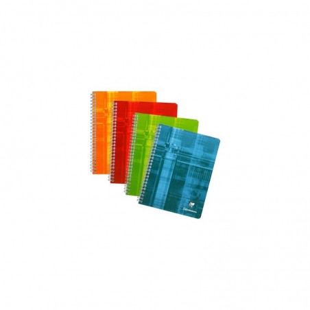 Cahier Spirales Clairefontaine 180 pages - 17x22 - 90g - Petits carreaux