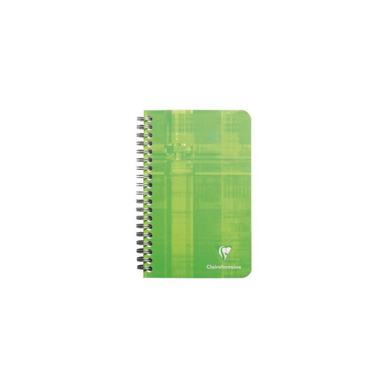 Carnet Spirales Clairefontaine 100 pages - 11*17 - 70g - Petits Carreaux