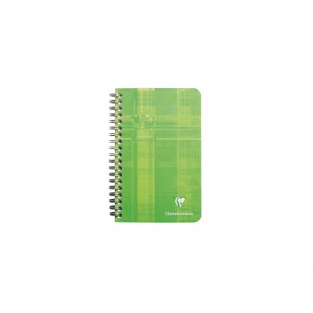 Carnet Spirales Clairefontaine 100 pages - 11*17 - 70g - Petits Carreaux