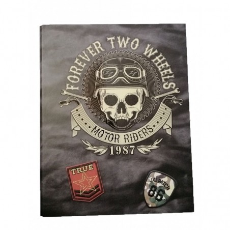 Classeur 4 anneaux rigide FOREVER TWO WHEELS 34*27