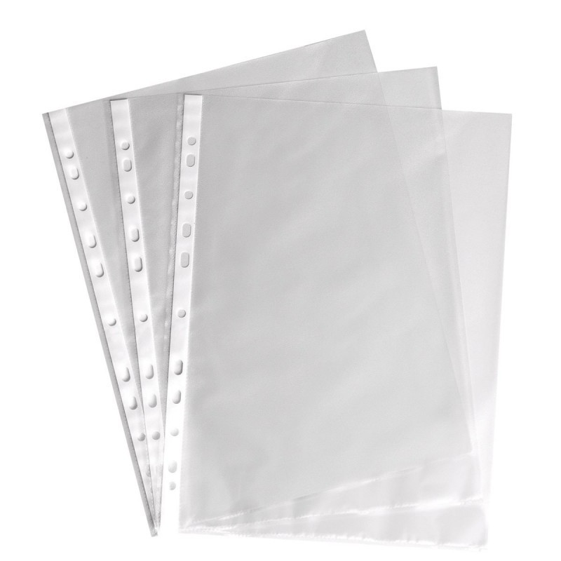Boite de 100 pochettes perforées Luxe 80 Microns