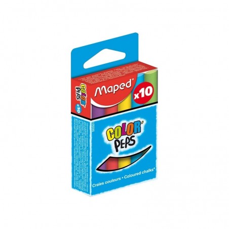 Boite de 10 craies couleurs Maped