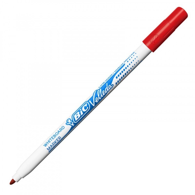 Feutre fin pour Ardoise Bic Velleda Rouge