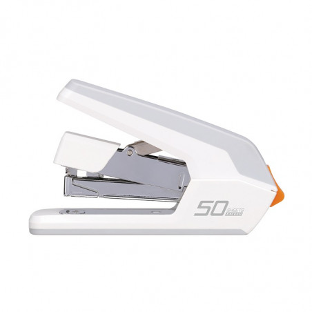 E0371 WHITE EFFORTLESS HALF STRIP STAPLER 50SHEETS BLACK