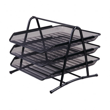 E9181 3-TIER MESH FILE TRAY