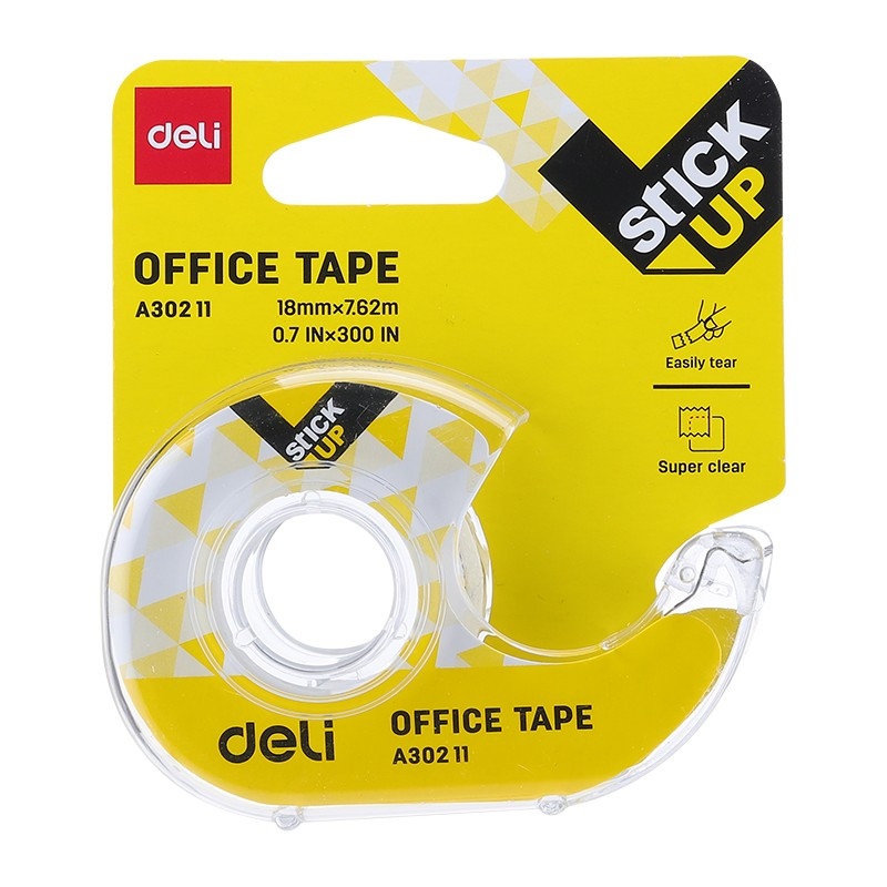 EA30211 SUPER CLEAR OFFICE TAPE 18MM×7.62M 0.7IN×300IN