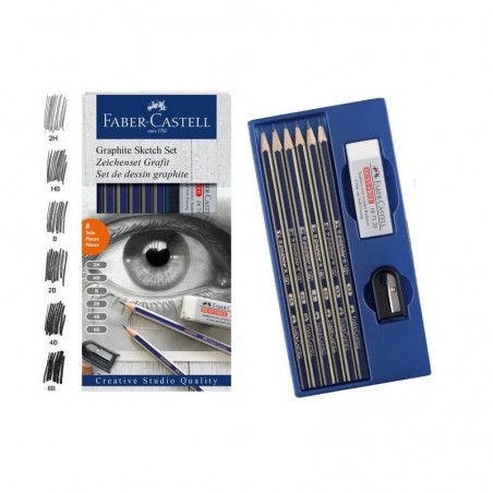 SET DESSIN GRAPHITE FABER CASTELL