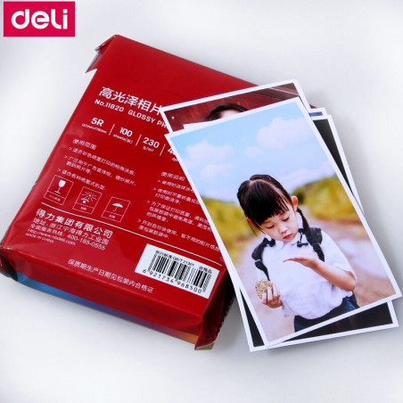 PAPIER PHOTO DELI 4R 100 F