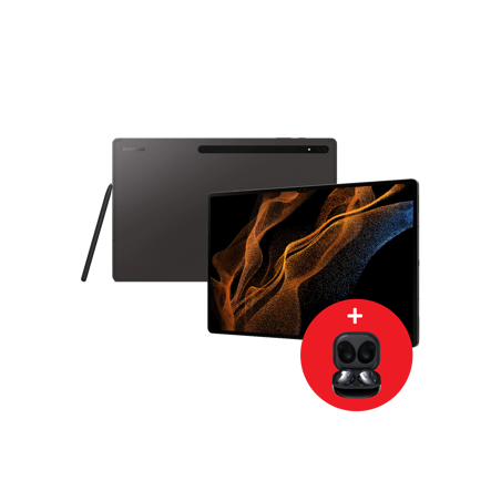 SAMSUNG Tablette Tab S8Ultra Noir 14.6" Octa Core 16Go 512Go Android 5G 12Mpx 12Mpx 13Mpx 6Mpx 12M