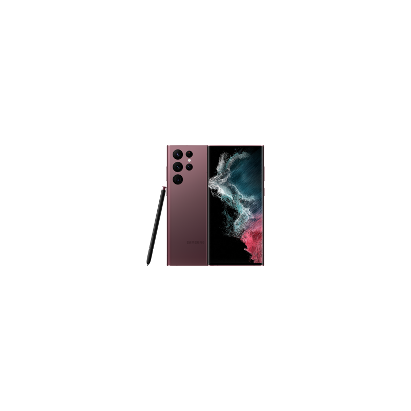 SAMSUNG S22 Ultra Burgundy 6.8" Snapdragon895 12Go 256Go 5G Dual Sim 40Mpx 108Mpx12Mpx10Mpx10Mpx 12M